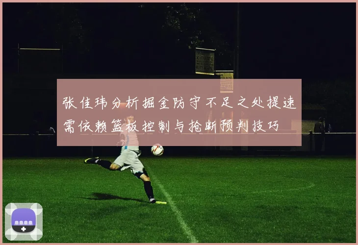 张佳玮分析掘金防守不足之处提速需依赖篮板控制与抢断预判技巧
