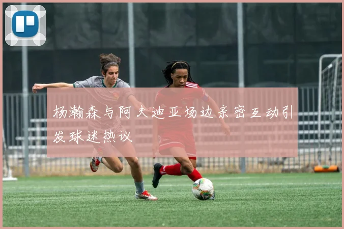 杨瀚森与阿夫迪亚场边亲密互动引发球迷热议